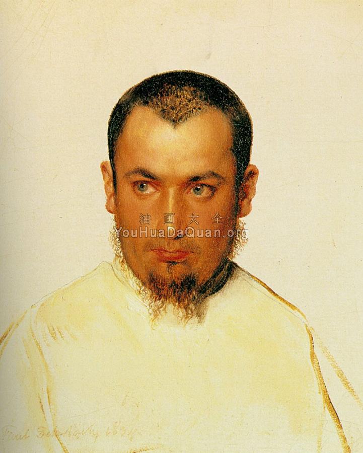 Head of a Camoldine Monk - 保罗·德拉罗什